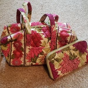 Vera Bradley Purse & Matching Wallet